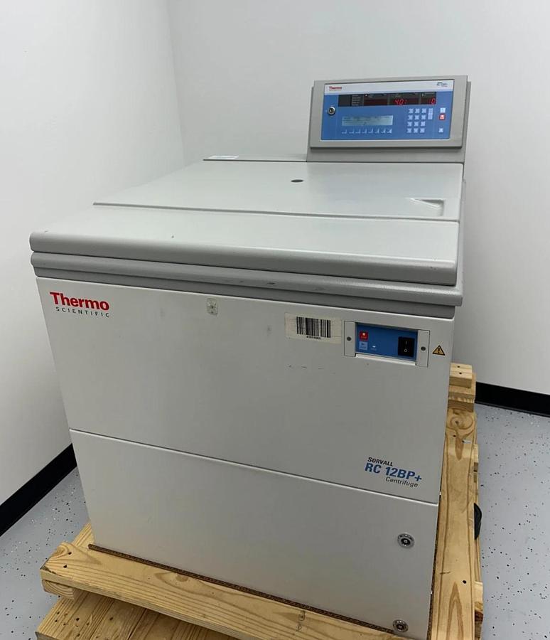 Used Thermo Sorvall RC 12BP+ Bioprocessing Centrifuge with H-12000 rotor/buckets 2016
