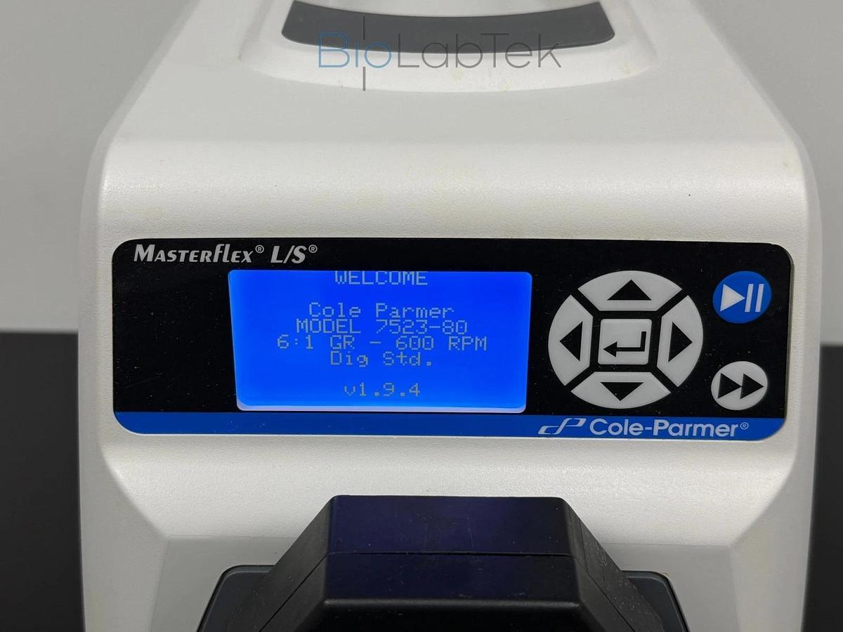 Used Cole-Parmer Masterflex L/S Peristaltic Tube Pump with easy-load head 77200-60