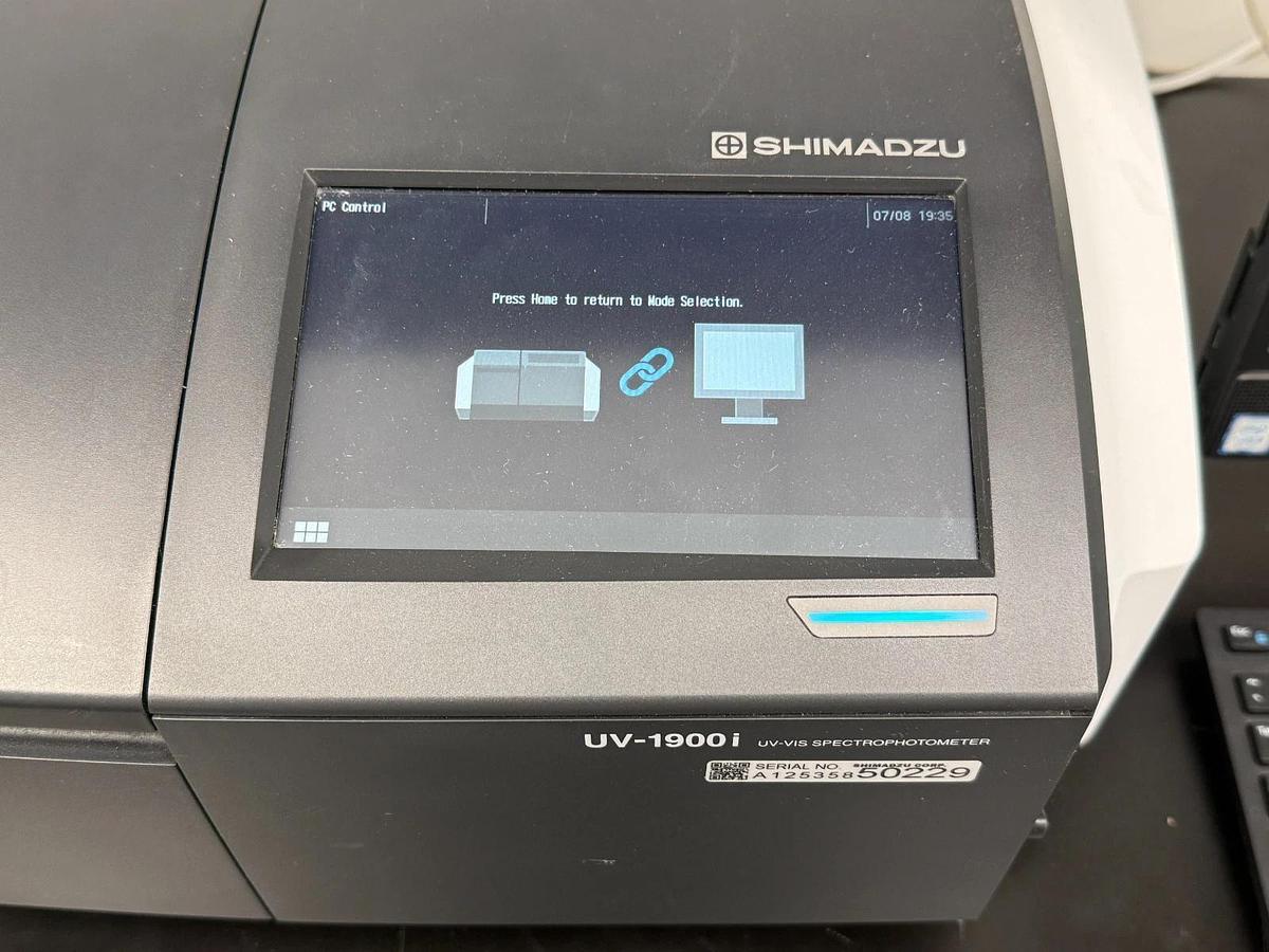 Used Shimadzu UV-1900i UV-VIS Spectrophotometer | Double-Beam Benchtop