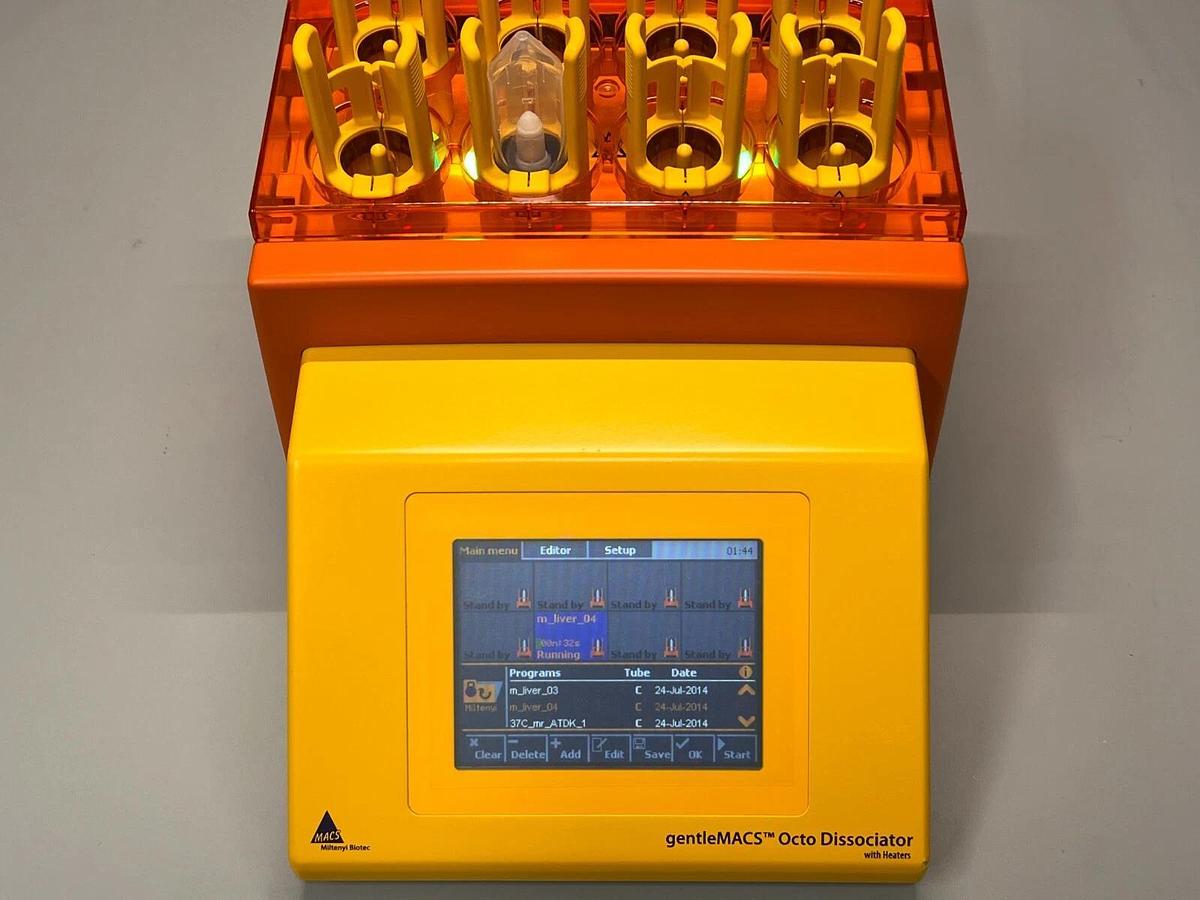 Used Miltenyi Biotec gentleMACS Octo Dissociator with Heaters w/Warranty
