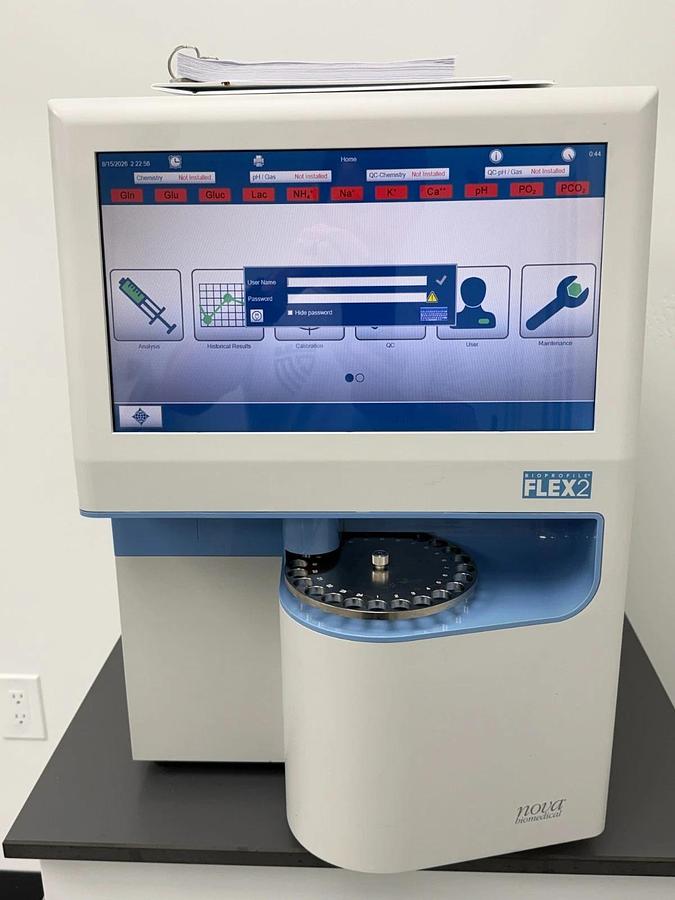 Used Nova Biomedical BioProfile FLEX2 Cell Culture Analyzer | 11-Parameter Chemistry