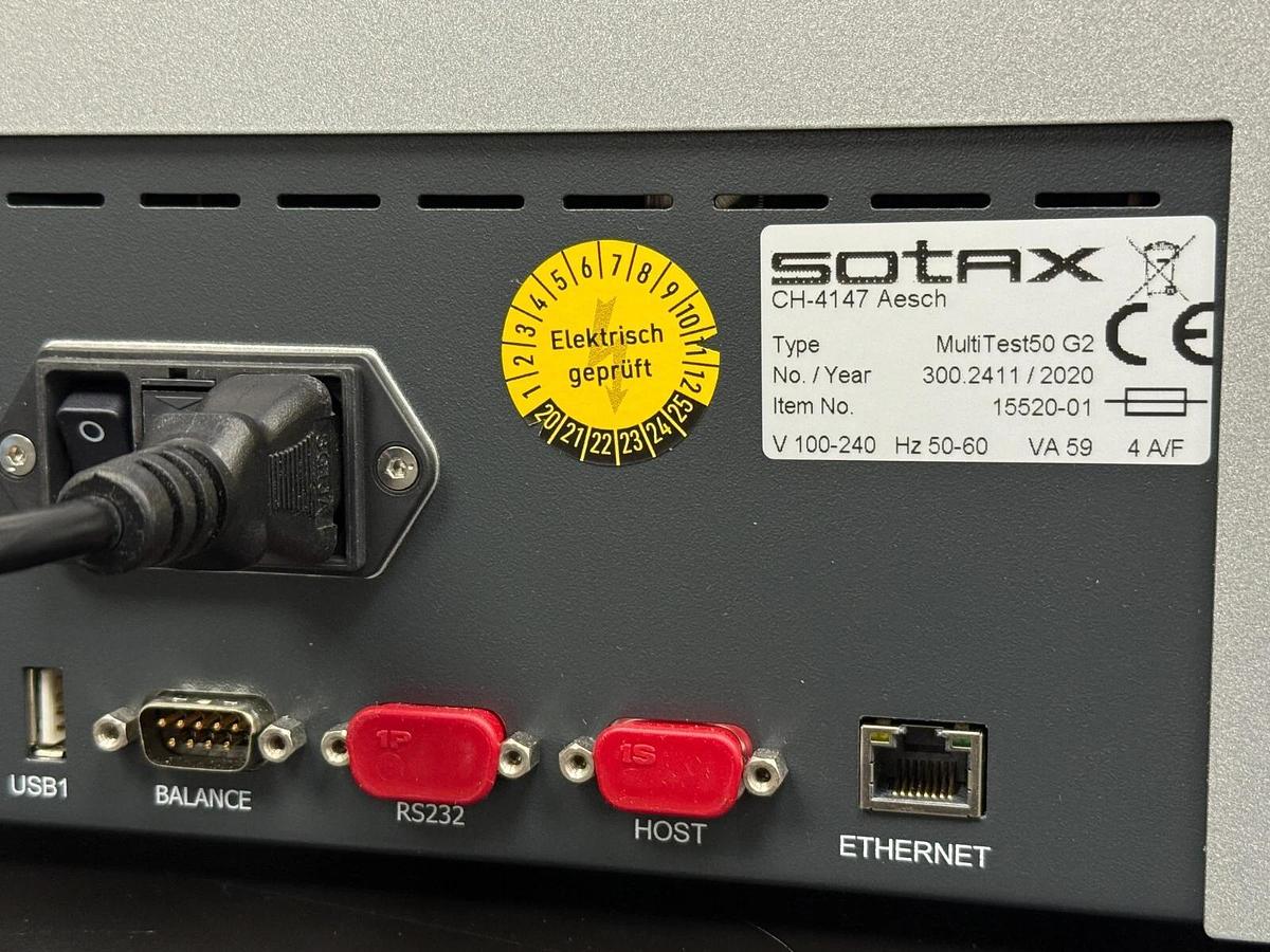 Used Sotax Pharmatron MultiTest 50 G2 MT50 tablet hardness tester