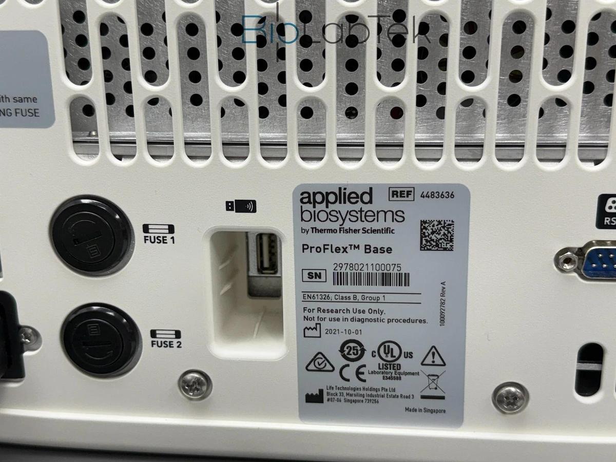 Used 2021 Thermo Applied Biosystems ProFlex PCR system with dual 2 x 96-well block