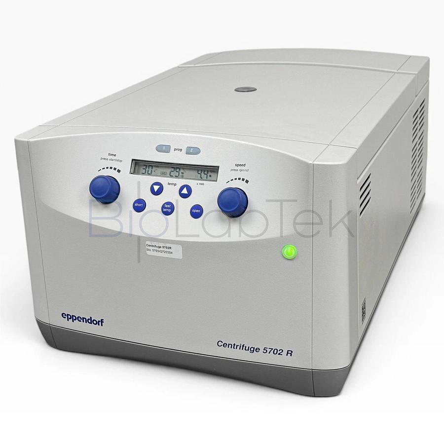 Used Eppendorf 5702R Refrigerated Benchtop Centrifuge with A-4-38 rotor