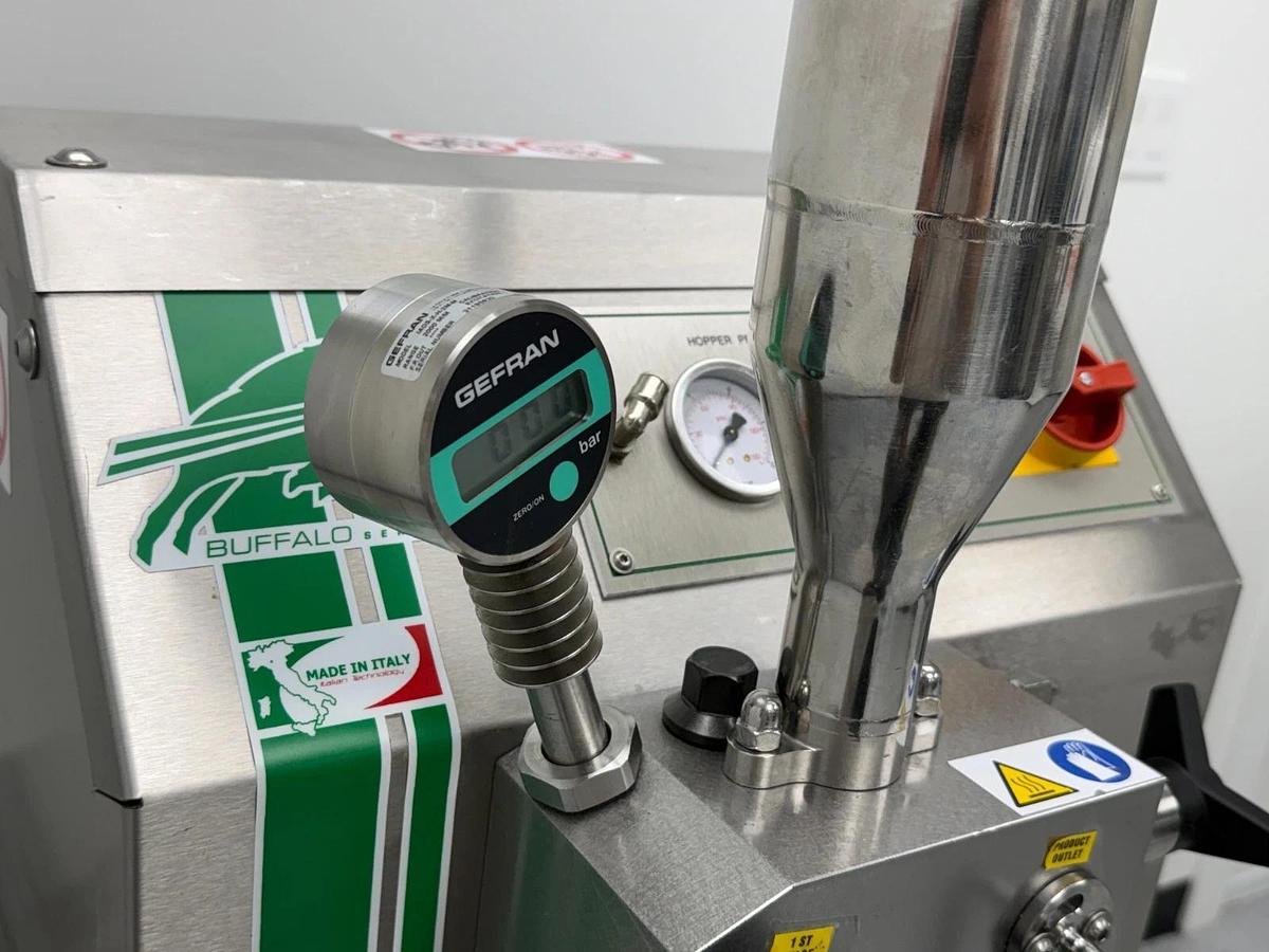 Used FBF Italia Homolab 2.50 High Pressure Homogenizer | 600 Bar Two-Stage 50 L/H