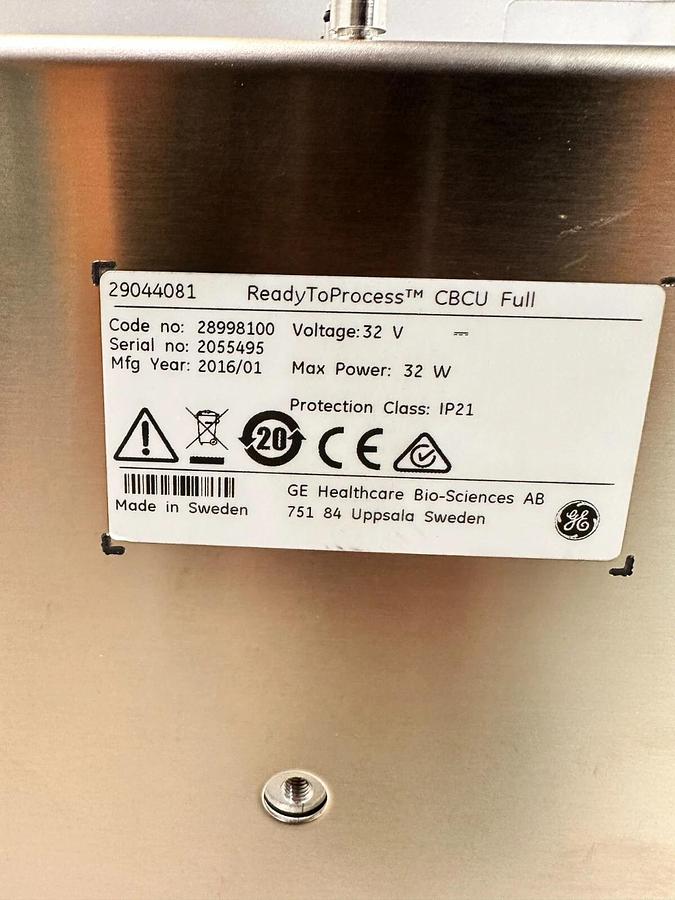 Used GE Cytiva ReadyToProcess Wave 25 CBCU Full Gas CO Do pH