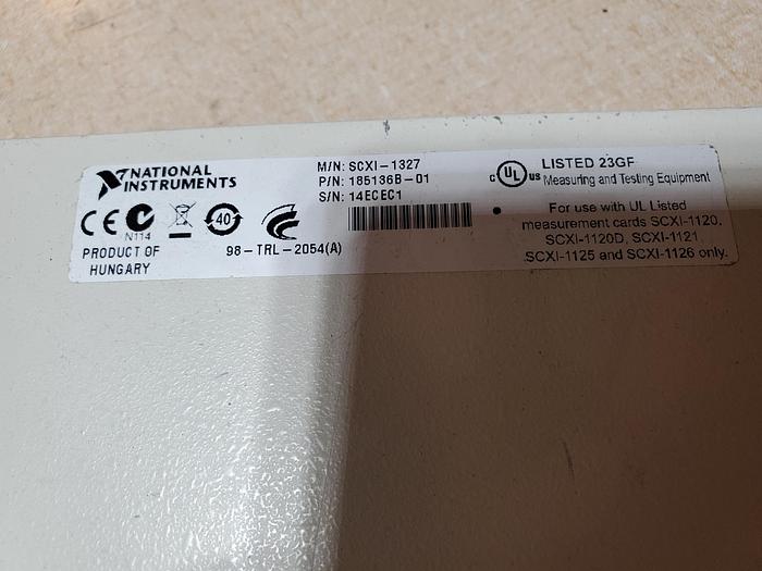 Used (Lot of 2) NATIONAL INSTRUMENTS SCXI-1161 8-CHANNEL