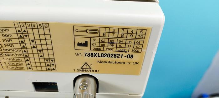 Gebraucht Huntleigh Sonicaid TEAM Care DUO Antepartum CTG Kardiotokografie auf Wagen