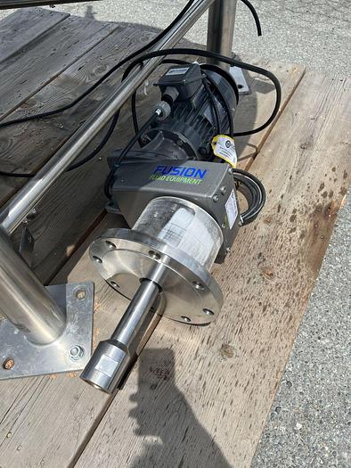 Used Reactor, 370 Gallon, 316L Stainless Steel, Jacketed, Agitated, T&C Stainless #S744632