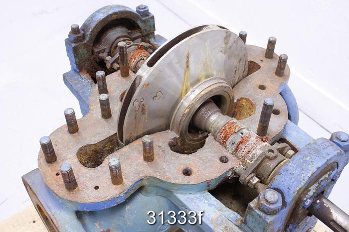 Used Goulds 3405 Split Case Pump, 4x6x14 #31333