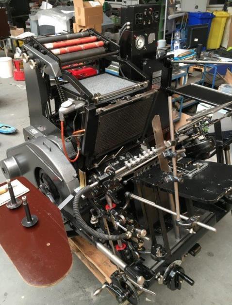 Used Heidelberg GTP hot foil stamping pot 1972