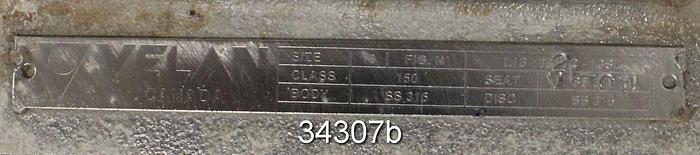 Used Velan 10" Hand Operated Knife Gate Valve #34307