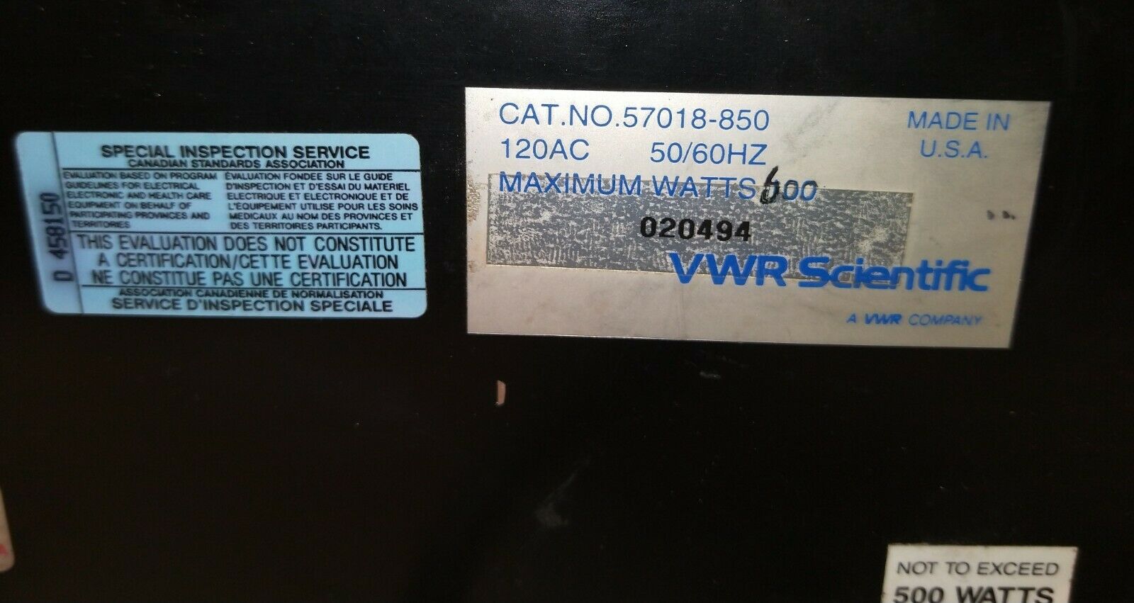 Used VWR "The Waver" 57018-850 Orbital Shaker