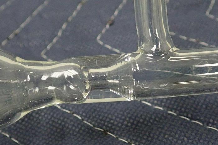 Used Kimax 250ml Glass Round Bottom Distillation Flask with Ace Claisen Adapter