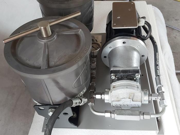 Gebraucht Hydraulikpumpe mit Filter, KP20.4-DO-82E2-LEA/EA, 2x R 100,  gebraucht-Top