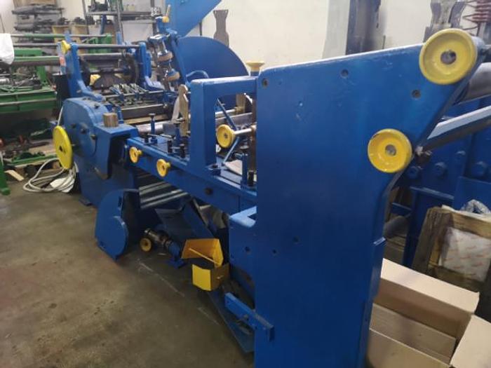 Used Manzoni Seriana 31 with 3 col flexo - FLAT & SATCHEL paper bag making machine (year 1988 - overhualed in 2020)