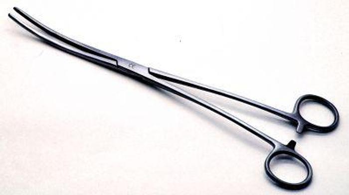 Used Forceps Uterine Dressing Packing Bozemann 250mm (10in)