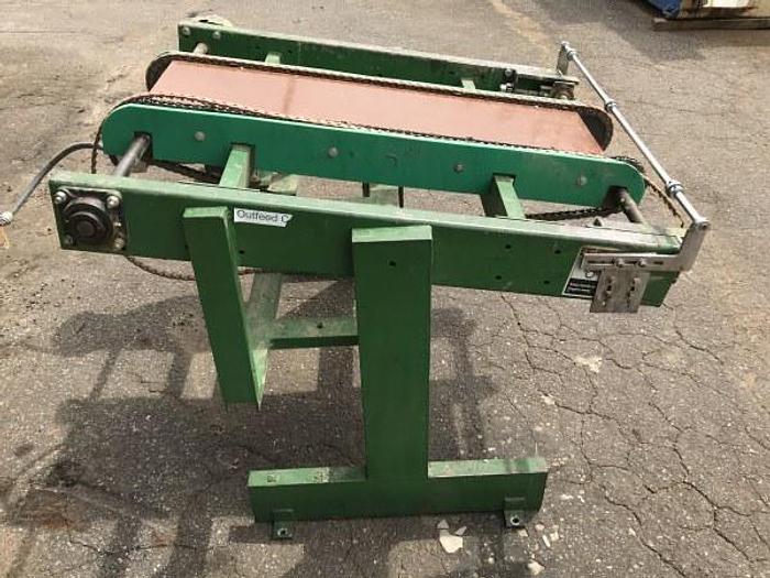 Used 4 FT x 4 FT INCLINE 2-CHAIN CONVEYOR