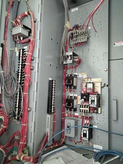 Used GENERAL ELECTRIC LIMITAMP CR194A118A2 300 HP CONTROLLER W/ DRAW-OUT AIR-BREAK CONTACTOR  THREE UNITS