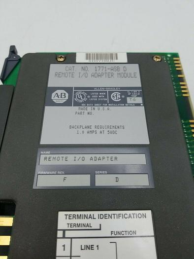 Used ALLEN BRADLEY 1771-ASB SER. D