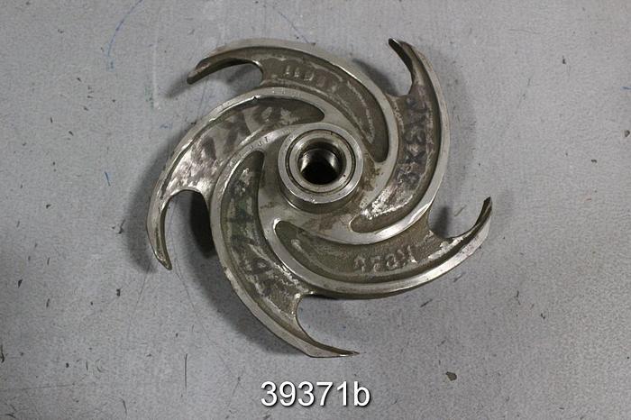 Used Goulds 3196 2x3x8 Pump Impeller, 5-Vane, 8" Diameter #39371