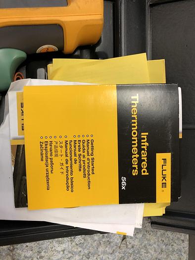 Used FLUKE 566 IR THERMOMETER