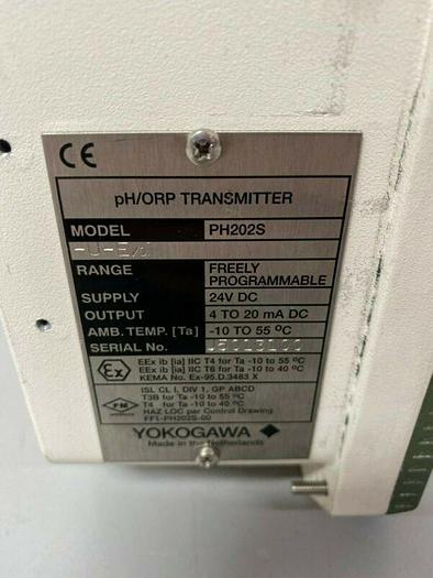 Used Yokogawa EXA PH202S pH/ORP Transmitter