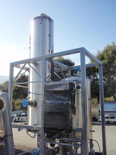 Used Scrubber, Solvent Recovery, 600 CFM, S/st, Chiller, Carbon, #C737471
