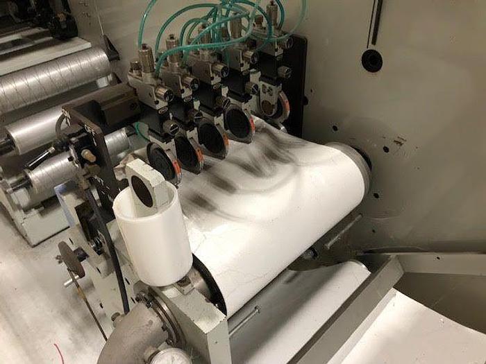 Used 15" NARROW WEB PRESS 6 COLOR GRAVURE AND FLEXO