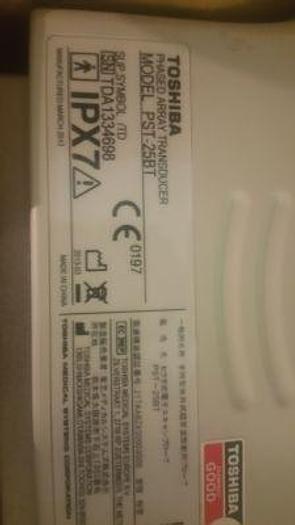 Used TOSHIBA PST-25BT Ultrasound Transducer