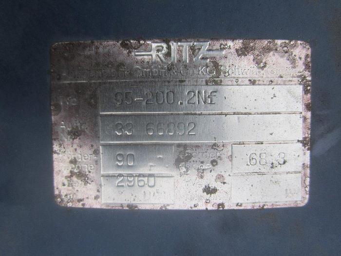 Used Pump, Centrif., 30 kW, C/st, Ritz, Mdl 65200.2NF, 3" #S739825