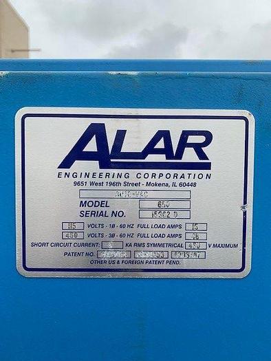 Used 6 FT. X 5 FT. ALAR ROTARY VACUUM DRUM FILTER SYSTEM (#9633)