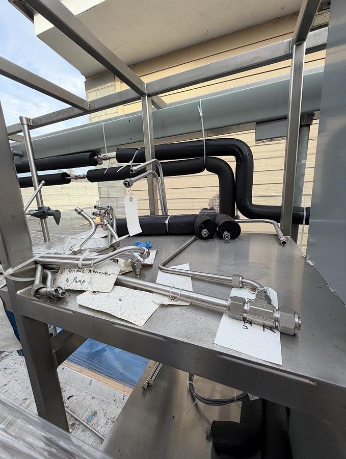 Dual Stage Chemtech KDT6 Short Path Wiped Film Distillation 