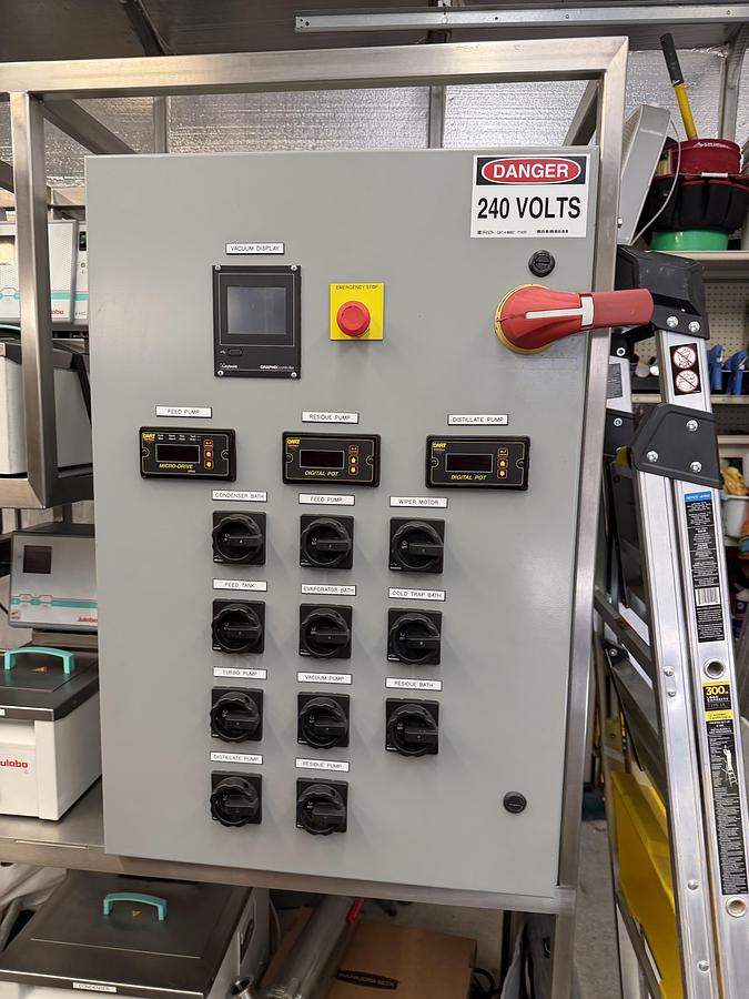 Used Dual Stage KDT6 Chemtech/UIC Wiped Film Short Path Distillation