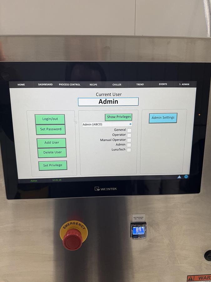 Used Luna IO Hydrocarbon Extractor (Turnkey) with Chillers, Boiler, Pumps and More...