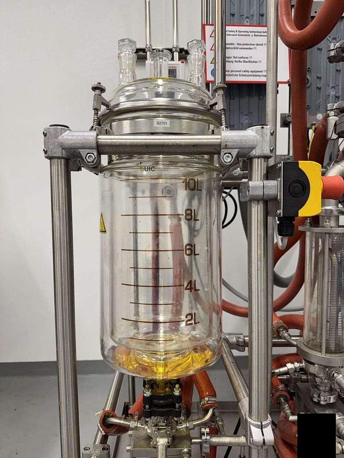 Used UIC Wiped Film Distillation Model KD6