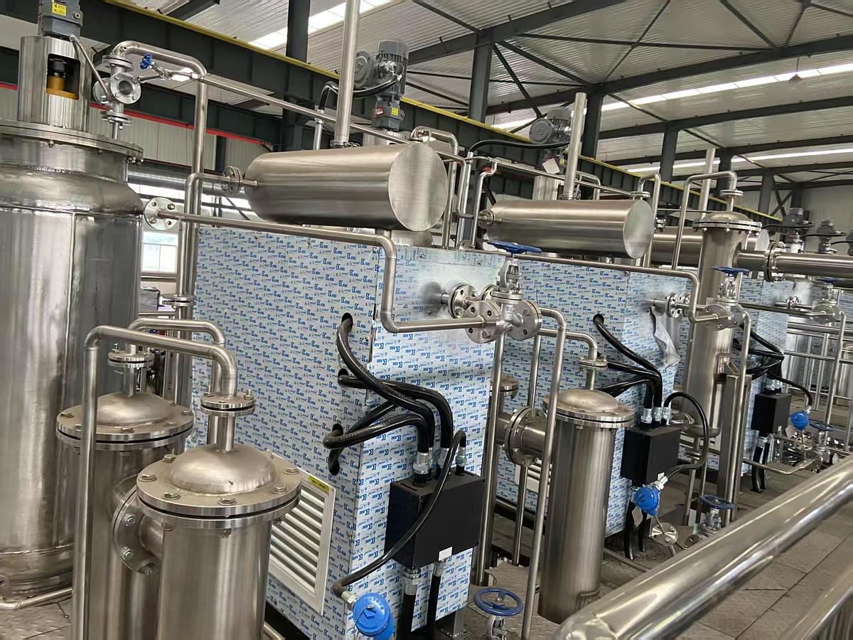 YMD-10000 Industrial Wiped Film Distillation System (Complete Turnkey Setup)