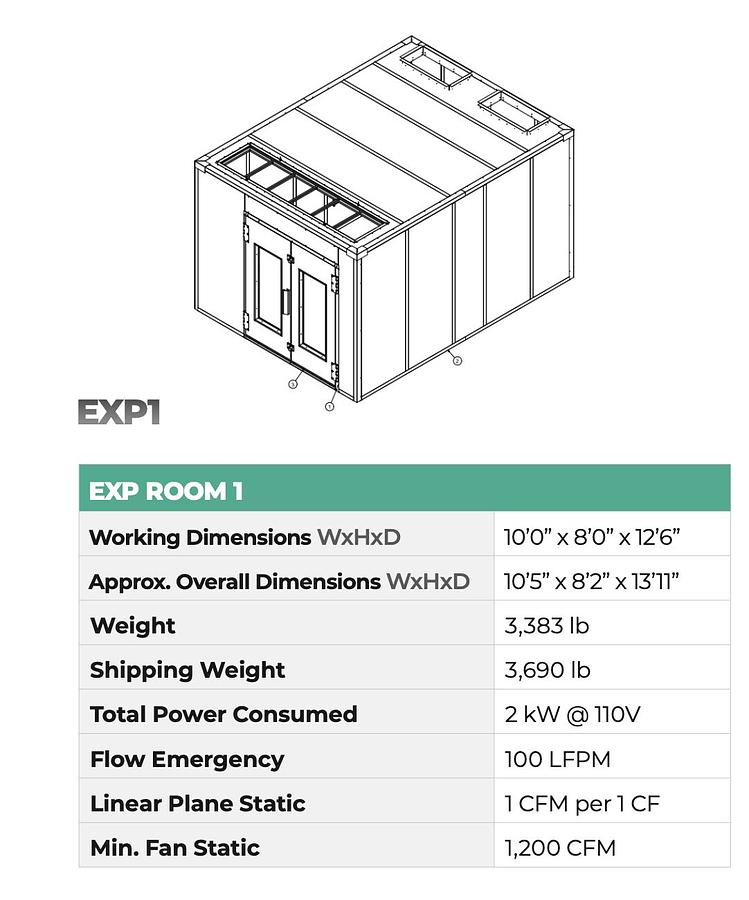 Used Precision Extraction C1D1 Booth 10x8'