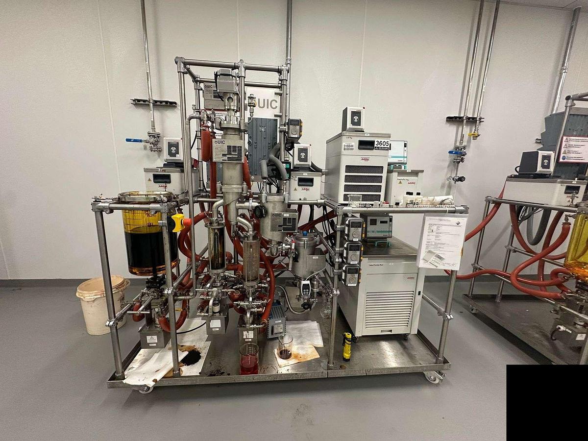 Used UIC Wiped Film Distillation Model KD6