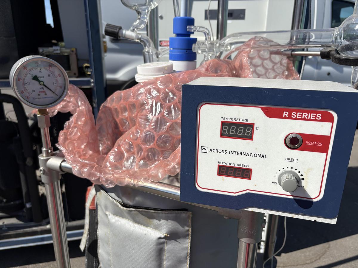 Used Across International R20 Jacketed Glass Reactor