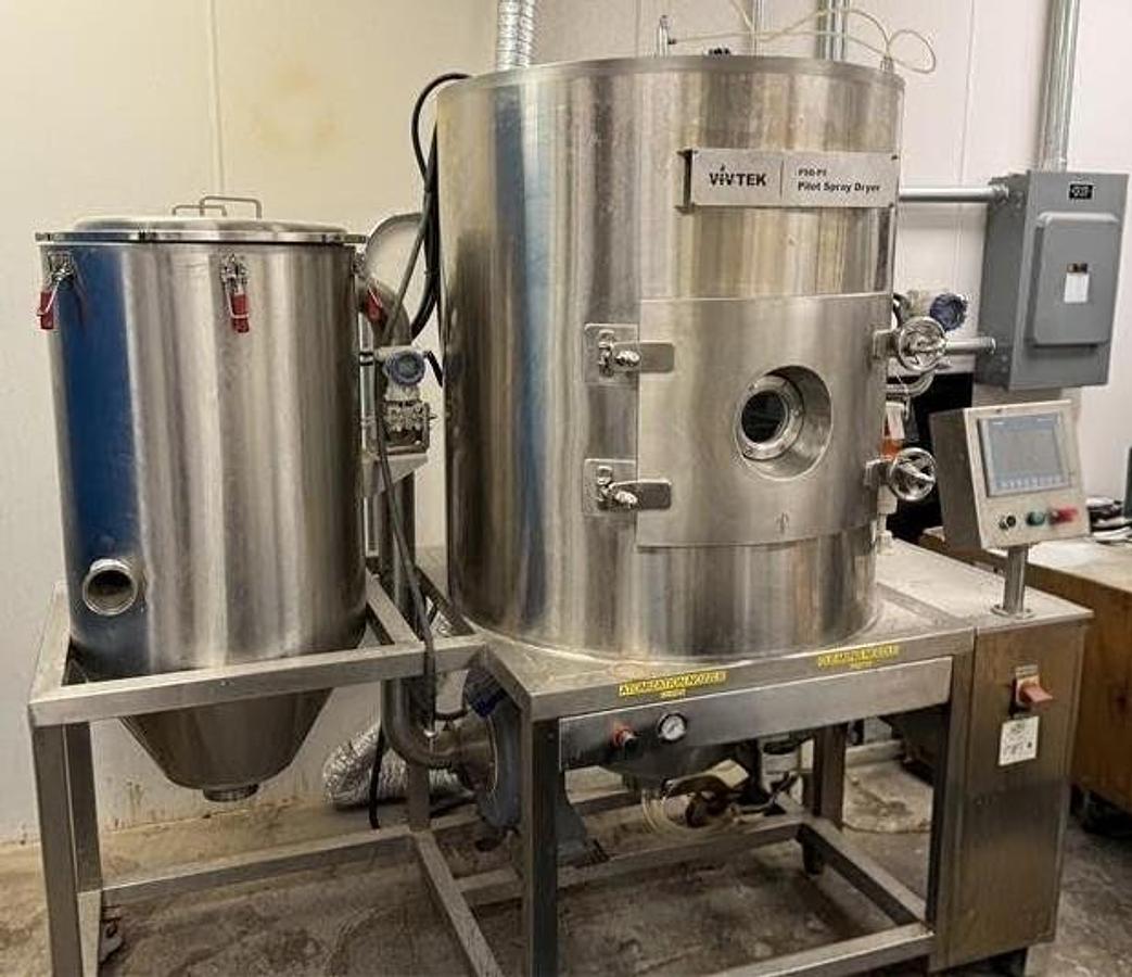 Used Vivtek PSD-P5 Pilot Spray Dryer (Food Grade Powder Processing Machine)