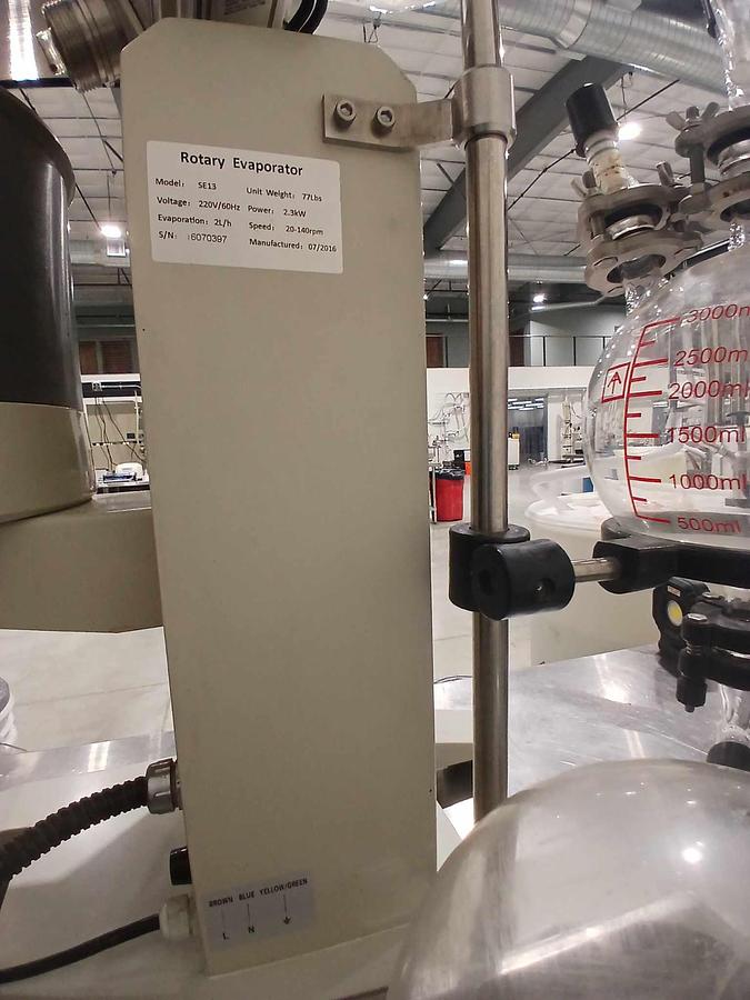 Used 5L Across International SolventVap Rotary Evaporator 220v