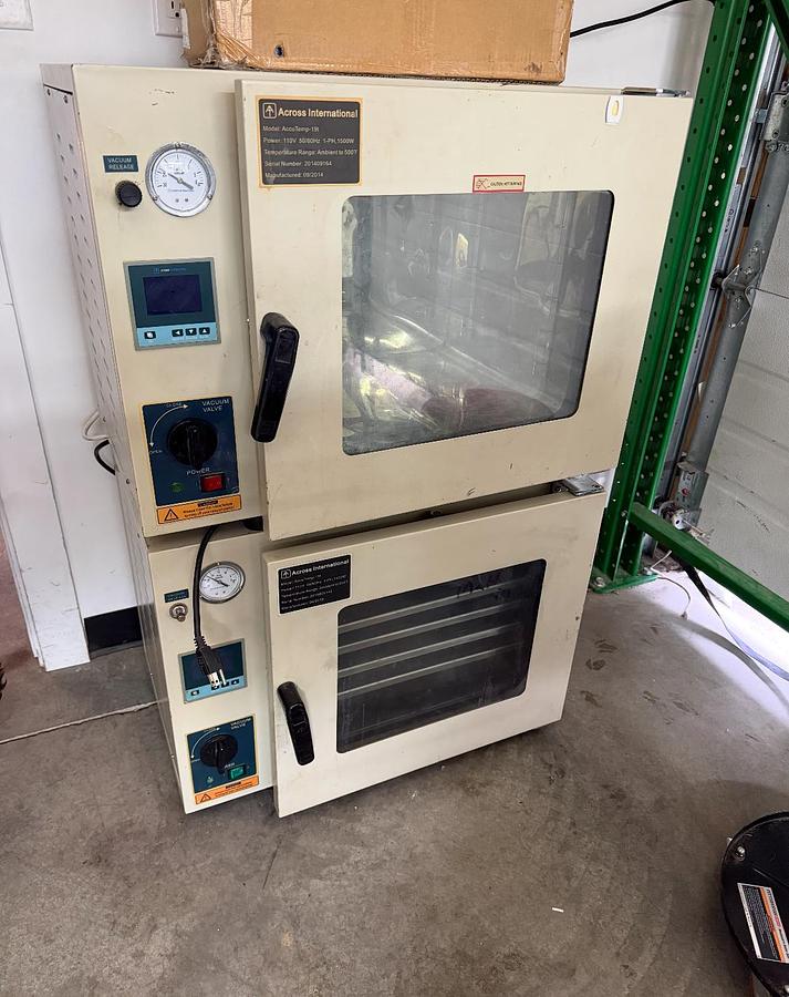 Used (4) Across International 1.9 cu ft Vacuum Ovens 