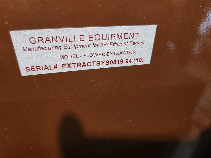 Used Flower Extractor System, MDL Flower Extractor from Granville Equipment