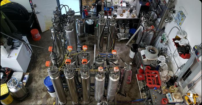 Used Bizzy Bee Triple Rack - Full Turn Key BHO Extraction