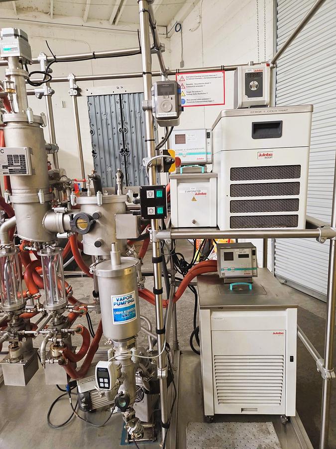 Used Precision CDU 10k Turnkey Wiped Film Distillation