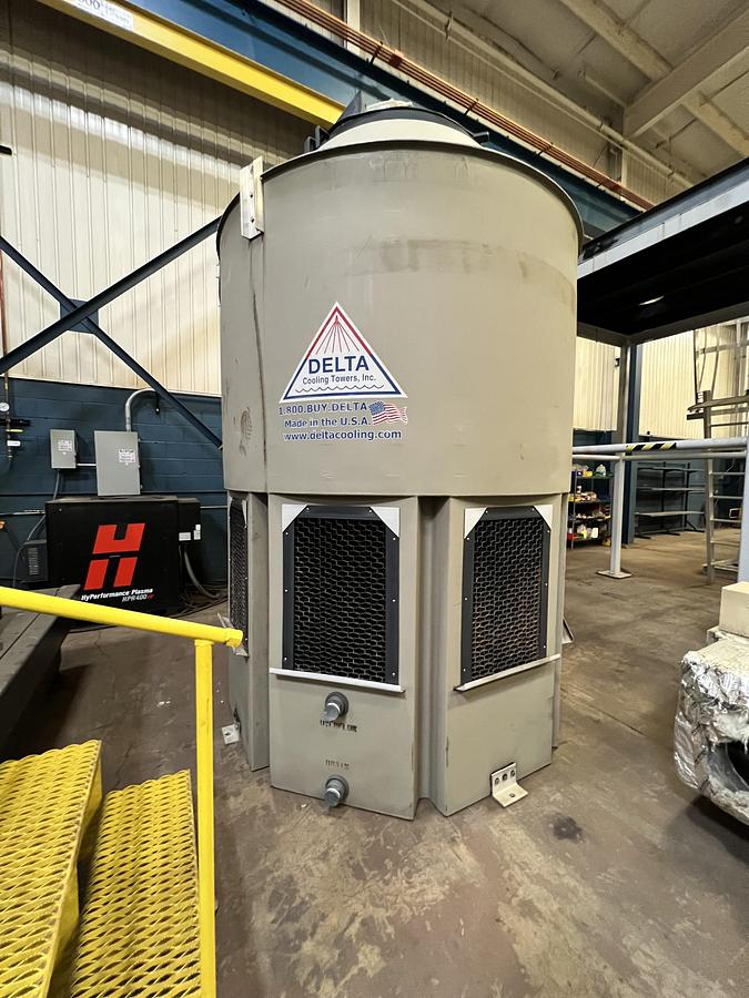 Used Delta T Cooling Tower with Stand