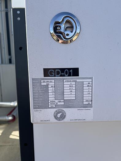 Used Chiller by G&D Chillers Model GD-14H--2LC