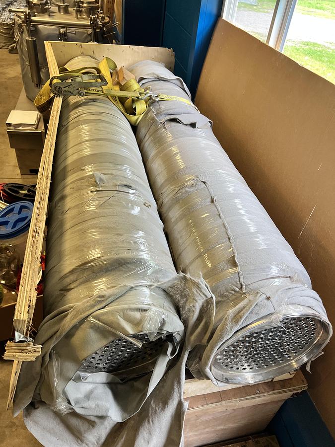 Jacketed Condensing Columns (Tri-Clamp Heat Exchangers) 12"x72" - Brand New 
