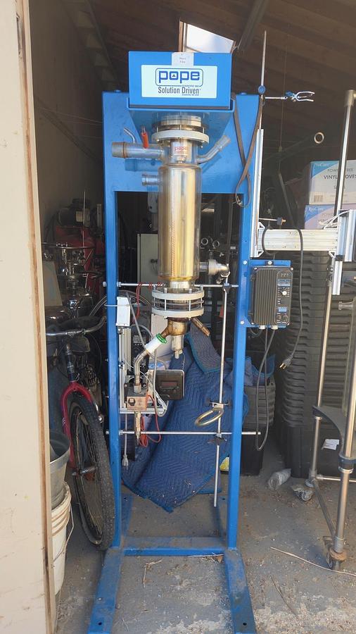 Used Pope 4" Wiped Film Evaporator – Partial System